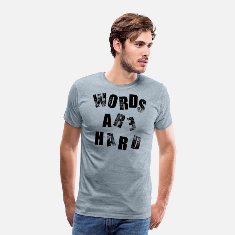 Words Are Hard - Black