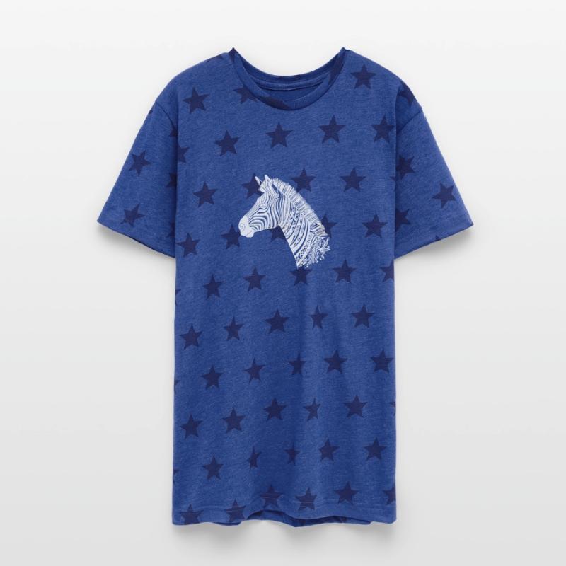 Zebra Head Tattoo Style Lines