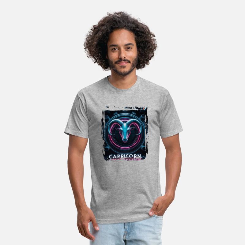 Zodiac sign Capricorn in cyberpunk era Future