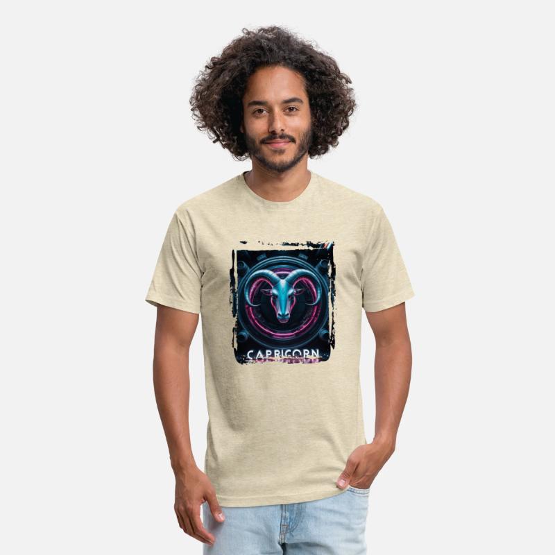 Zodiac sign Capricorn in cyberpunk era Future